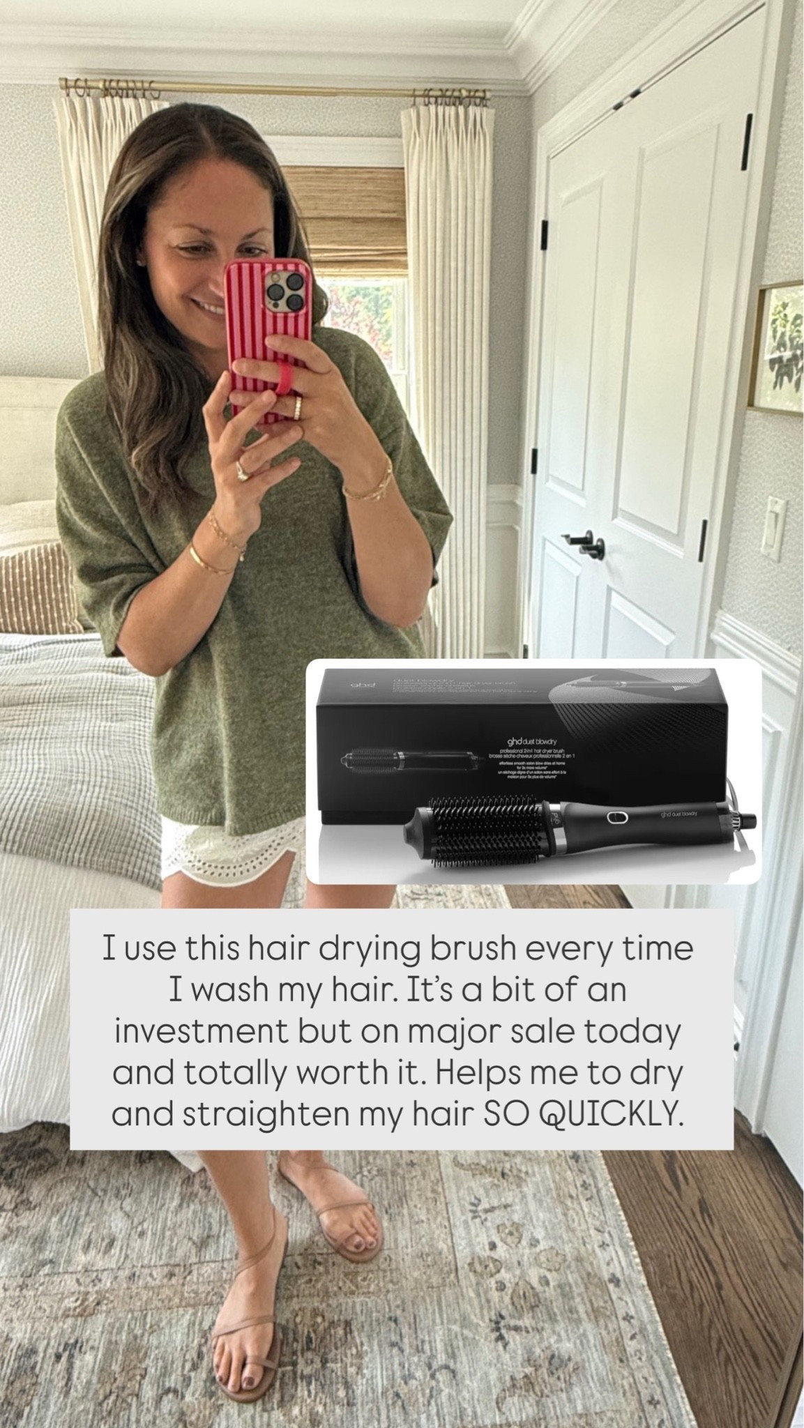 I use this hair drying brush every time I wash my hair. It’s a bit of an investment but on major sale today and totally worth it. Helps me to dry and straighten my hair SO QUICKLY. On sale for Amazon Prime Day

#LTKSaleAlert #LTKgrwm #LTKBeauty