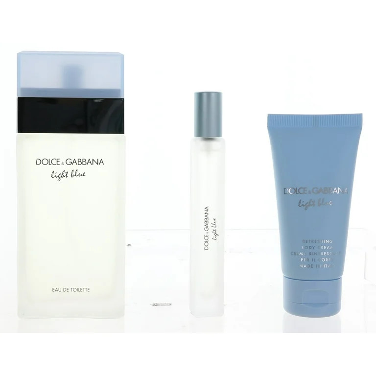 Light Blue by Dolce & Gabbana, 3 Piece Gift Set for Women - Walmart.com | Walmart (US)