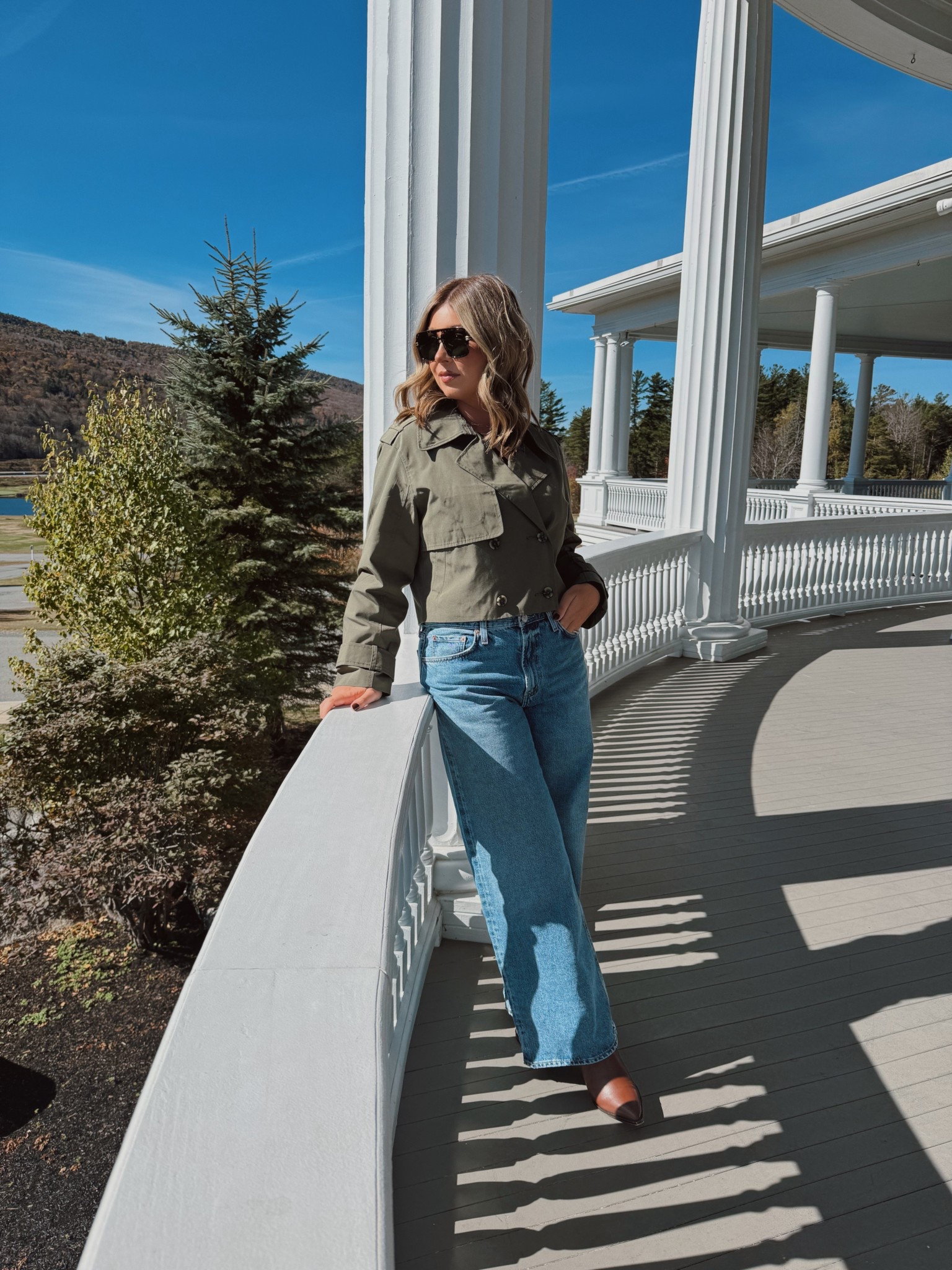 Another fall day in New Hampshire. Jeans run big and I’m wearing a 28. Jacket and top are a medium 

#LTKStyleTip 

#LTKTravel #LTKMidsize