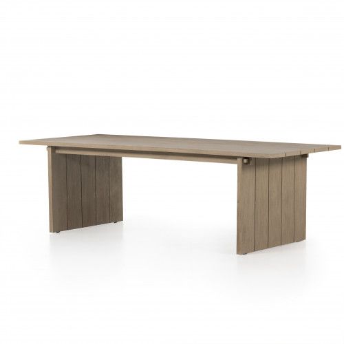 Four Hands Belton Outdoor Dining Table 99" Brown | Gracious Style
