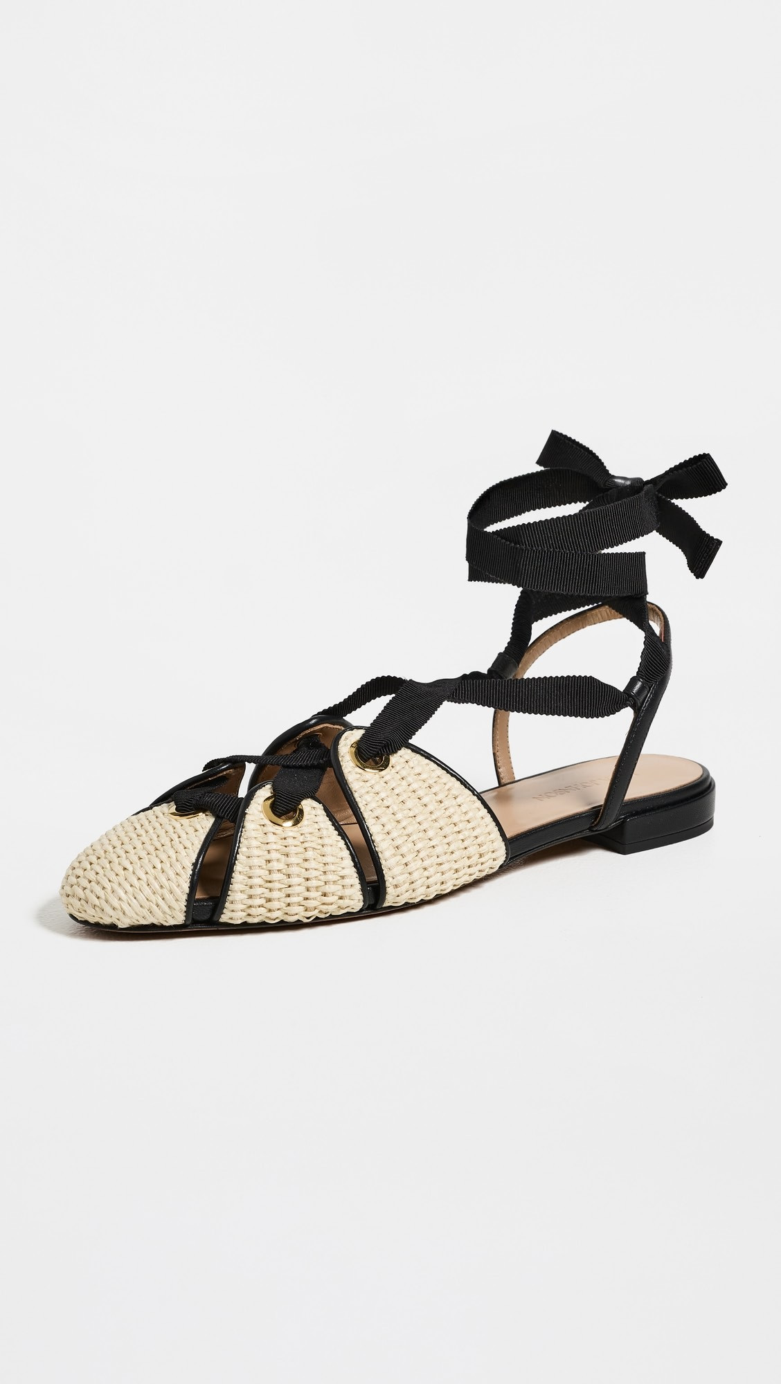 Artemis Eyelet Flat Sandals | Shopbop