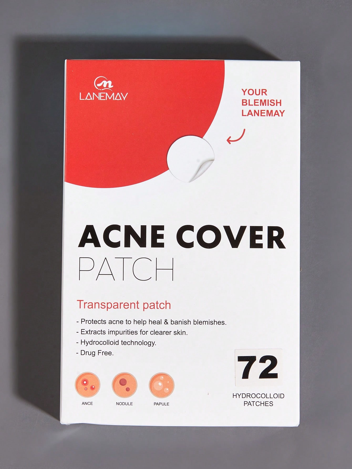 Acne Cover Patch,72pcs Daily Disposable Concealer Acne Removing Mole Patch Acne Patch Pimple Patc... | SHEIN