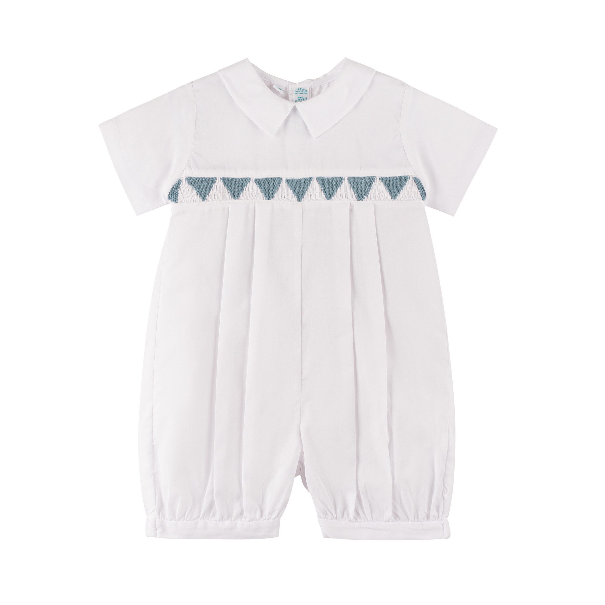 Southern Belle Smocked Boys Romper | Feltman Brothers