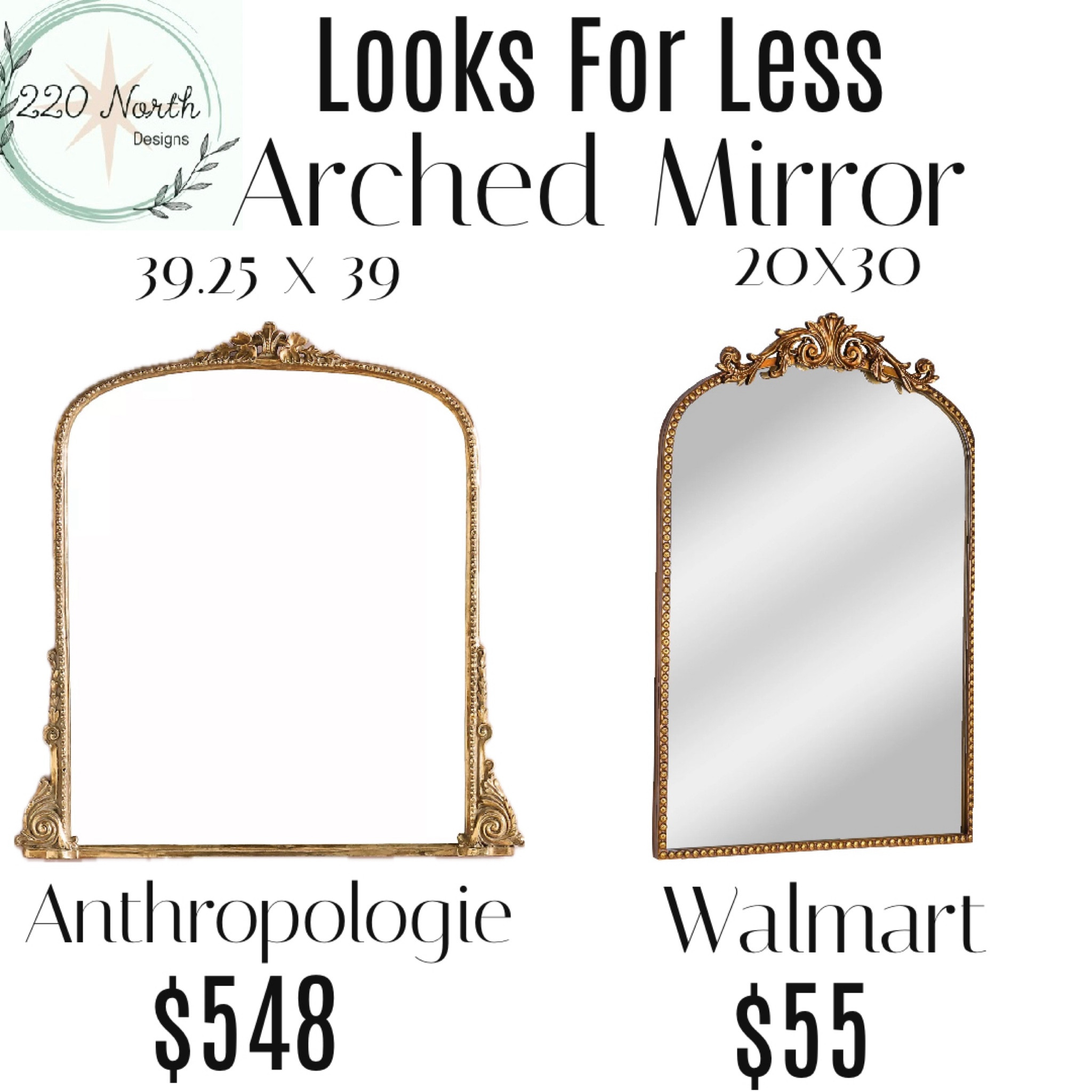 Gold Antique Arched Mirror

Look for less from Walmart. These gorgeous arched mirrors from Anthropologie are all the rage but this beautiful look  alike from Walmart is a fraction of the price 



#LTKSummerSales #LTKHome #LTKFindsUnder100