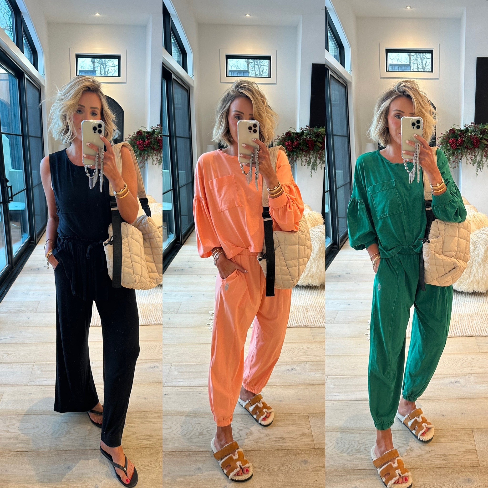 3 NEW Spring Break ready sets from @fpmovement. ☀️ Perfect for morning walks, throw on over your swim suit and walk around the resort, go to lunch.. etc! #fpmovementpartner 