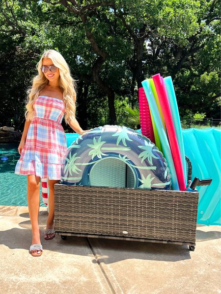 

Summer Finds - Pool Float Organizer! Who else could use some backyard organization? 🙋🏼‍♀️ #thehomedepotpartner Store your rafts, tubes, noodles, toys, and more! It has wheels so you can easily move it anywhere you’d like! I also love that it looks nice and incorporates  well into your other outdoor furniture! Shop this organizer and more in my LTK! 

Shop all the best deals during the Memorial Day event at The Home Depot! 

@thehomedepot
@shop.ltk
#liketkit


#LTKsalealert #LTKhome #LTKSeasonal