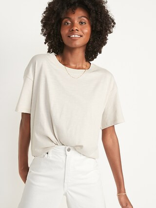 Short-Sleeve Vintage Easy T-Shirt for Women | Old Navy (US)