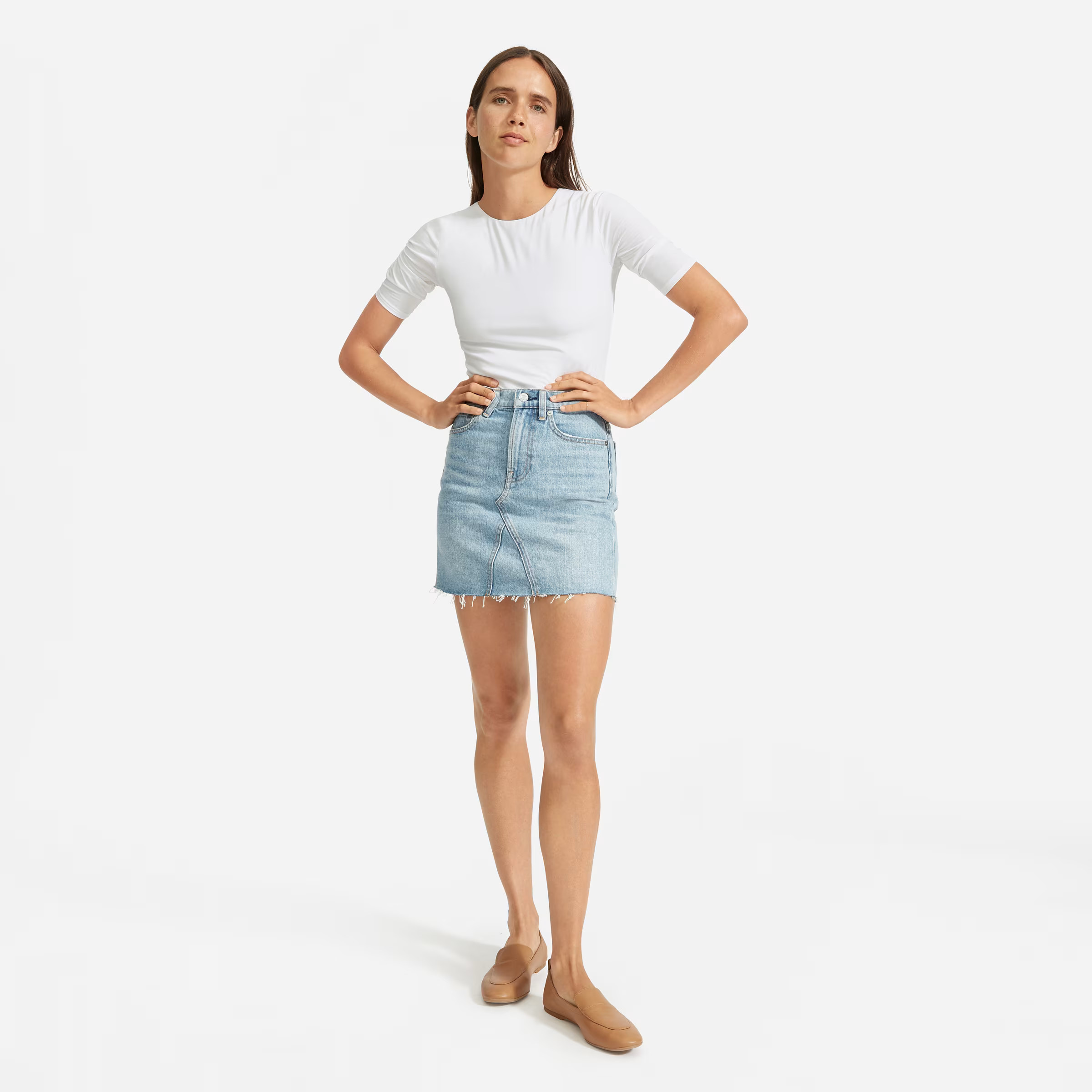 The Short-Sleeve Crew Neck Bodysuit | Everlane