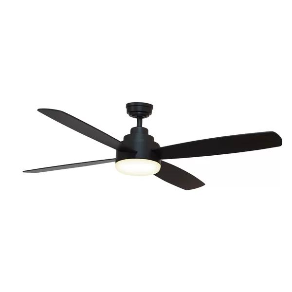 52" Emanuel 4 Blade Ceiling Fan with Remote | Wayfair North America