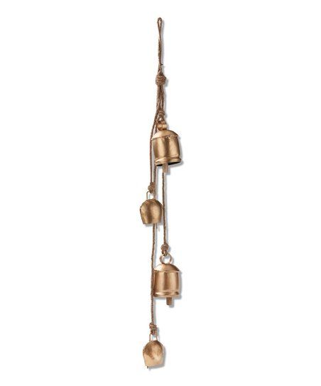 Goldtone Bell & Jute Rope Hanging Décor | Zulily