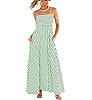 CUPSHE Women's Maxi Dress Sleeveless Spaghetti Strap Flowy Summer Casual Striped Dress with Pocke... | Amazon (UK)