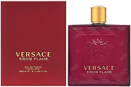 Versace Eros Flame for Men Eau De Parfume Spray 6.7 Ounce, Red | Amazon (US)