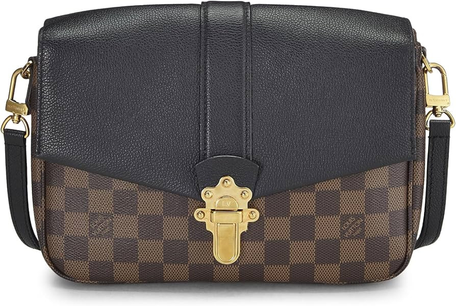 Amazon.com: Louis Vuitton, Pre-Loved Black Damier Ebene Clapton Crossbody, Black : Luxury Stores | Amazon (US)