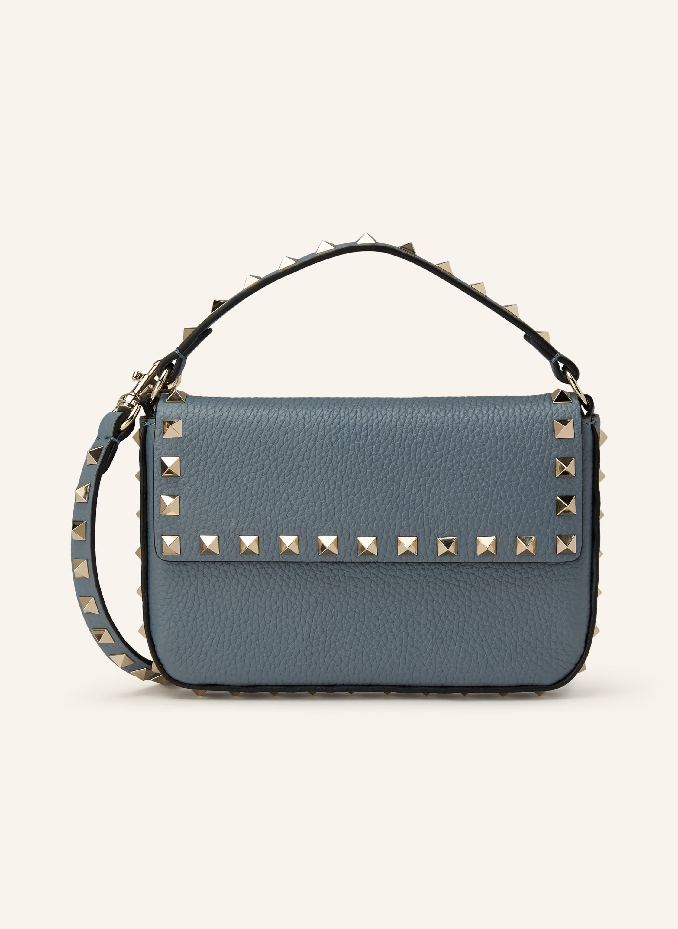 VALENTINO GARAVANI Handtasche ROCKSTUD MINI mit Nieten in blaugrau / silber | Breuninger (DACH)