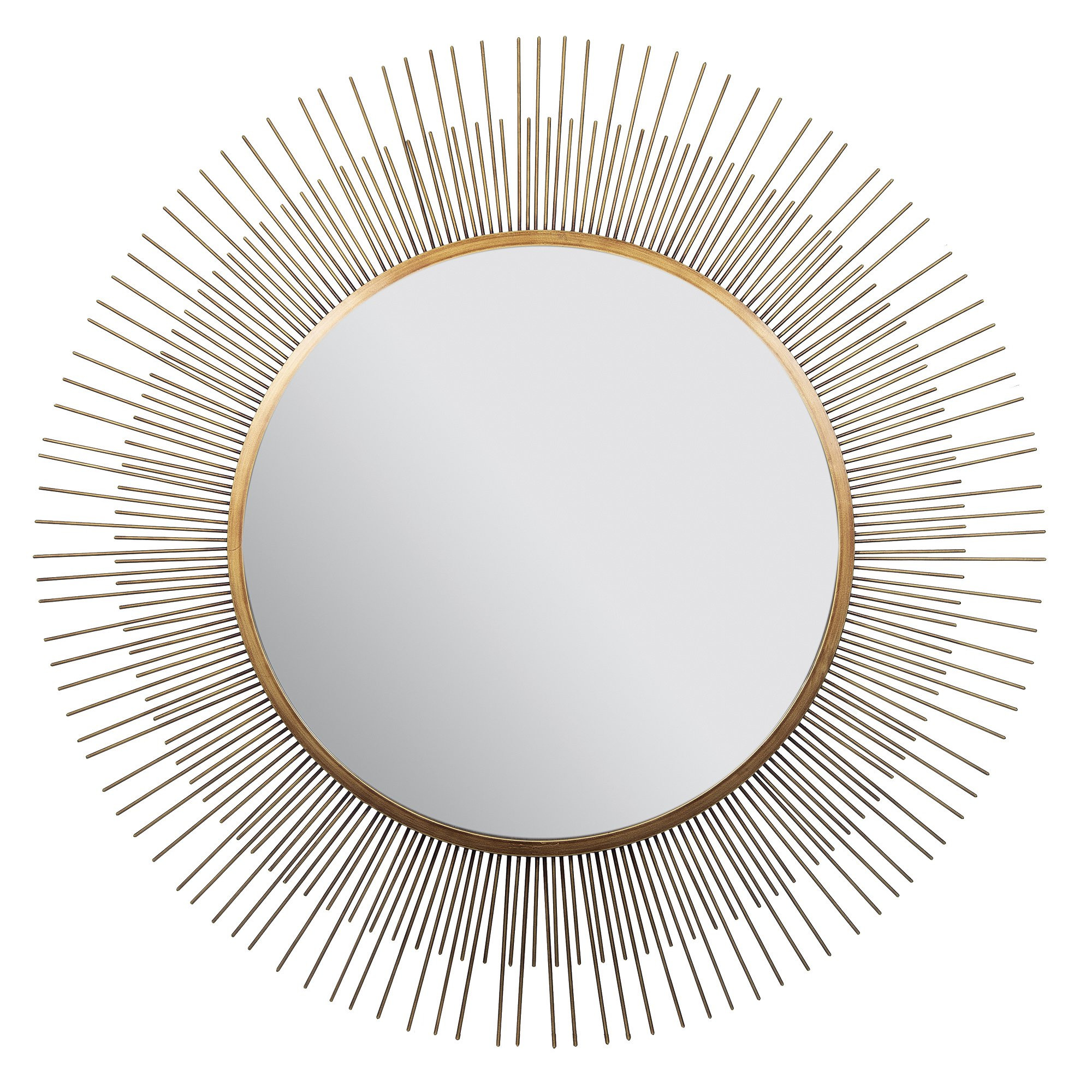 36" Gold Sunburst Wall Mirror | Walmart (US)