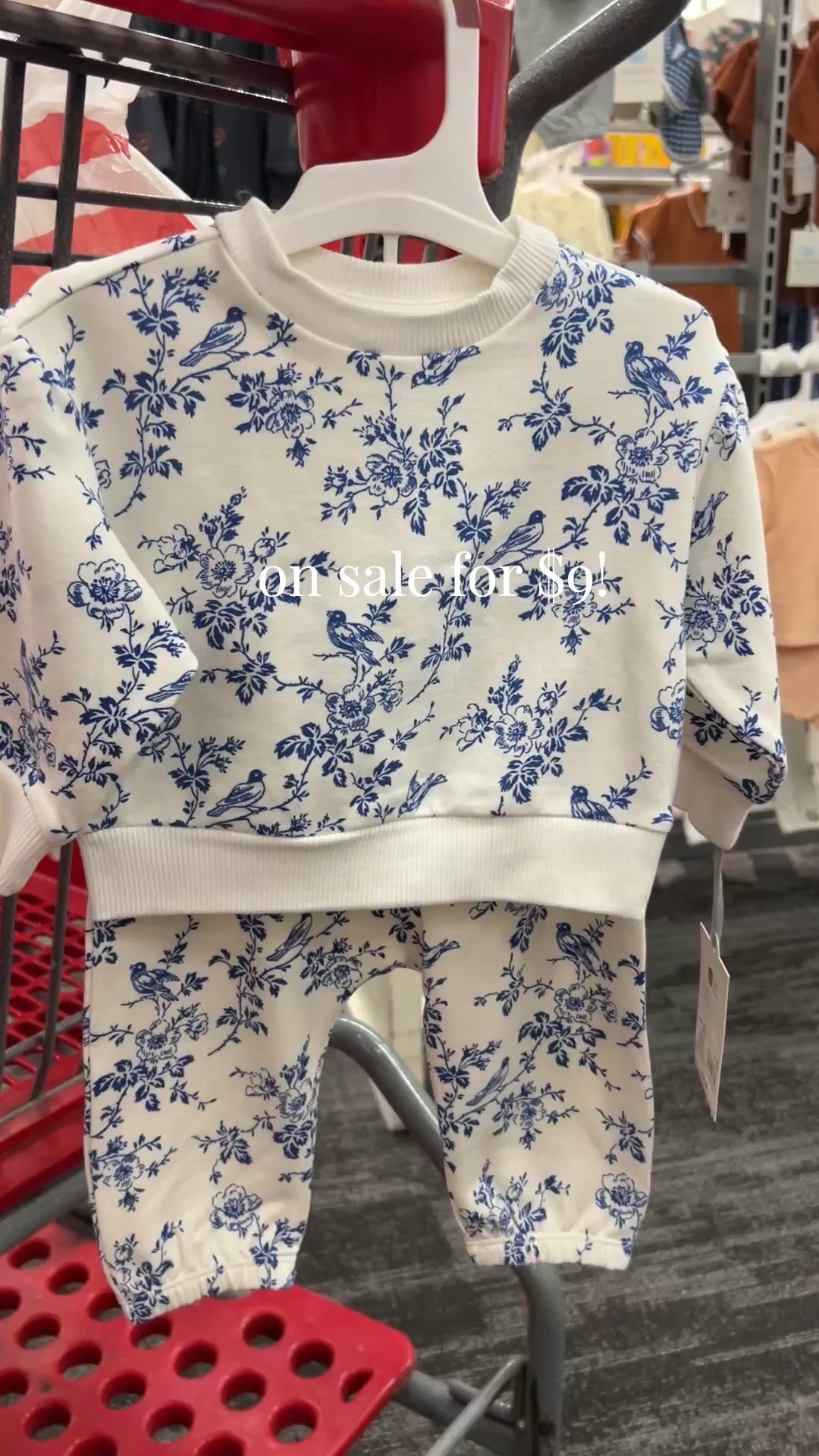Target cat & jack, baby floral set