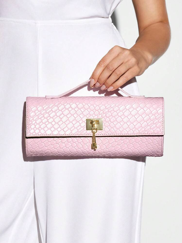 SHEIN SXY Ladies, Women Top Handle Bags , Woven Bag,Fashionable, Simple, Elegant, Versatile, Clas... | SHEIN