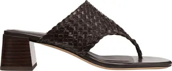 MARGAUX The Woven Deia 50 Sandal in Saddle Leather at Nordstrom, Size 38.5 | Nordstrom
