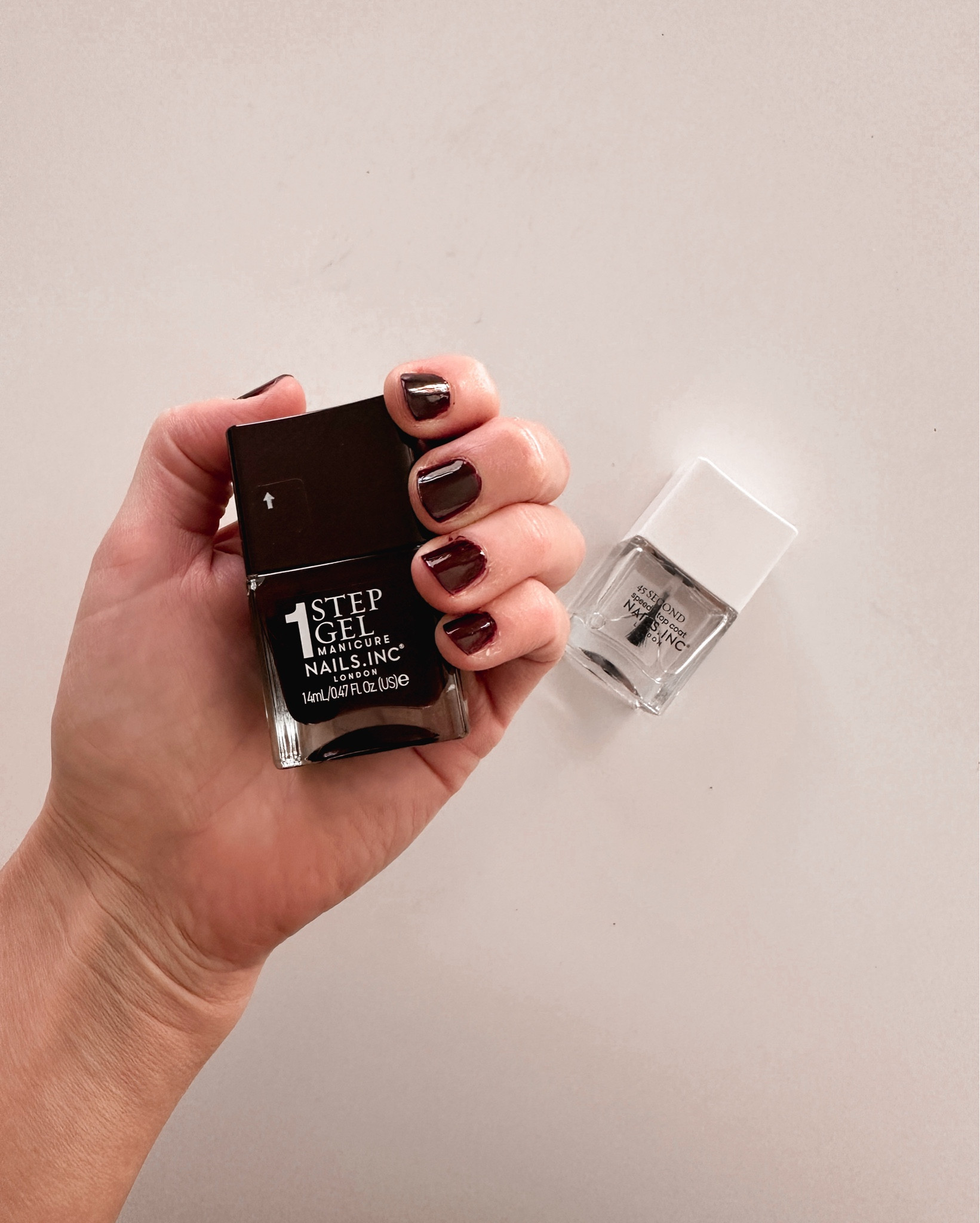 1-step gel manicure #nails #budgetbeauty #nailpolish