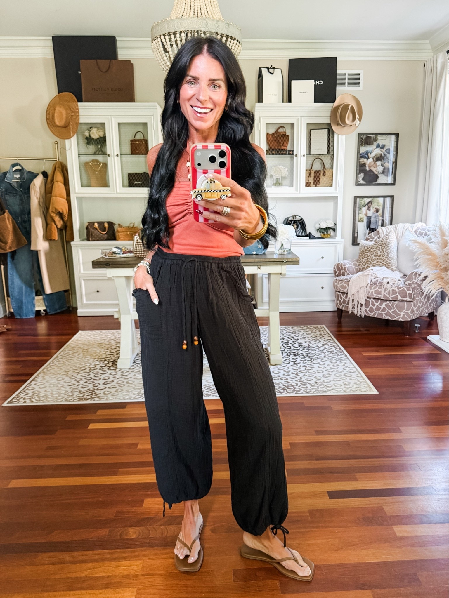 The cutest balloon pants and beaded tube top
Small in both 
@Target

#LTKootd #LTKSeasonal #LTKSaleAlert