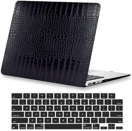 KEROM Compatible with MacBook Pro 16 inch Case 2020 2019 Release A2141 with Touch Bar, Crocodile Lea | Amazon (US)