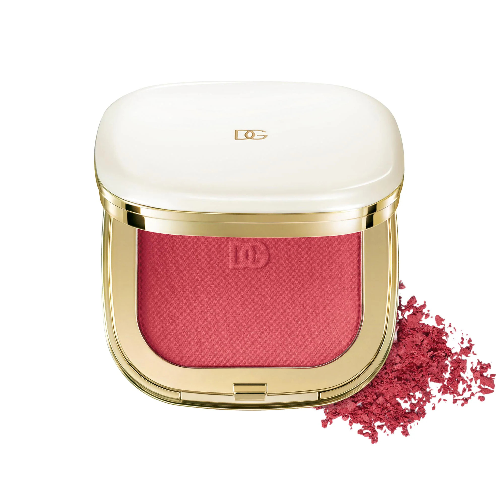 Dolce & Gabbana Cheeks & Eyes Match Long-Lasting Powder Blush with Italian Raspberry 05 Wonderful Strawberry 0.28 oz/8 g | Sephora (US)