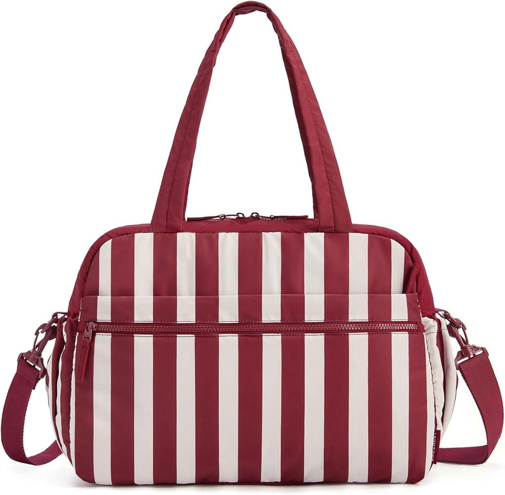 BAGSMART Gym Bag for Women, Duffle Bag for Travel with Wet Pocket, Lightweight Carry on Weekender... | Amazon (US)