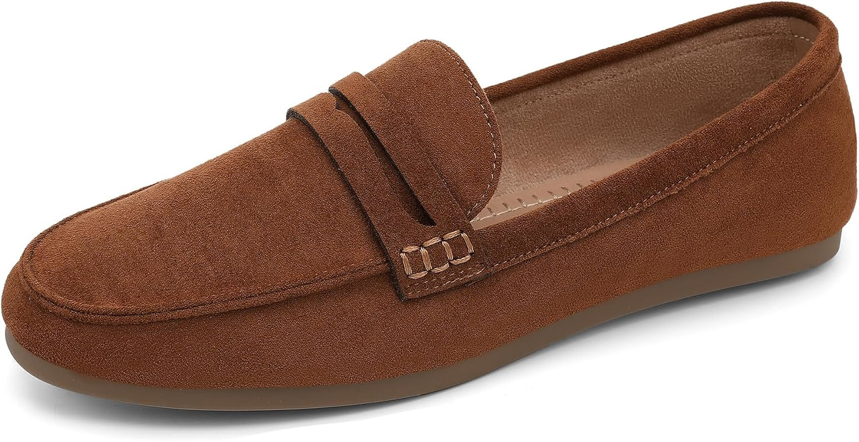 UBFEN Womens Penny Loafers Comfortable Lightweight Walking Flats Slip On Shoes for Work and Leisu... | Amazon (US)