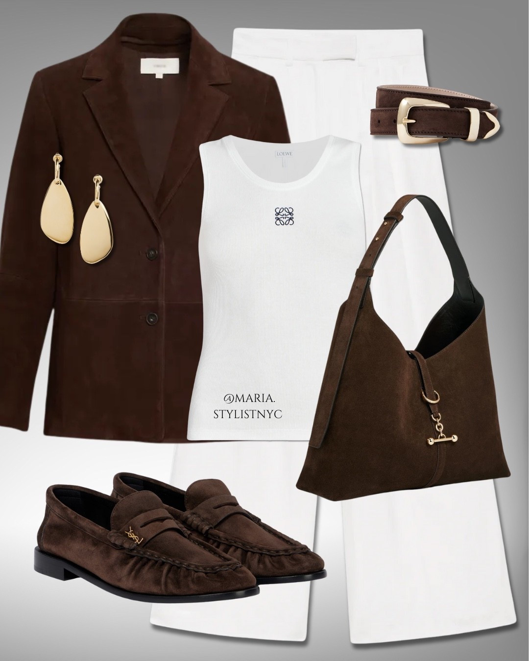 Espresso Brown Suede Blazer + White Pants + Trending Brown Loafers 🥰🤎✨✨

#LTKStyleTip #LTKWorkwear #LTKShoeCrush