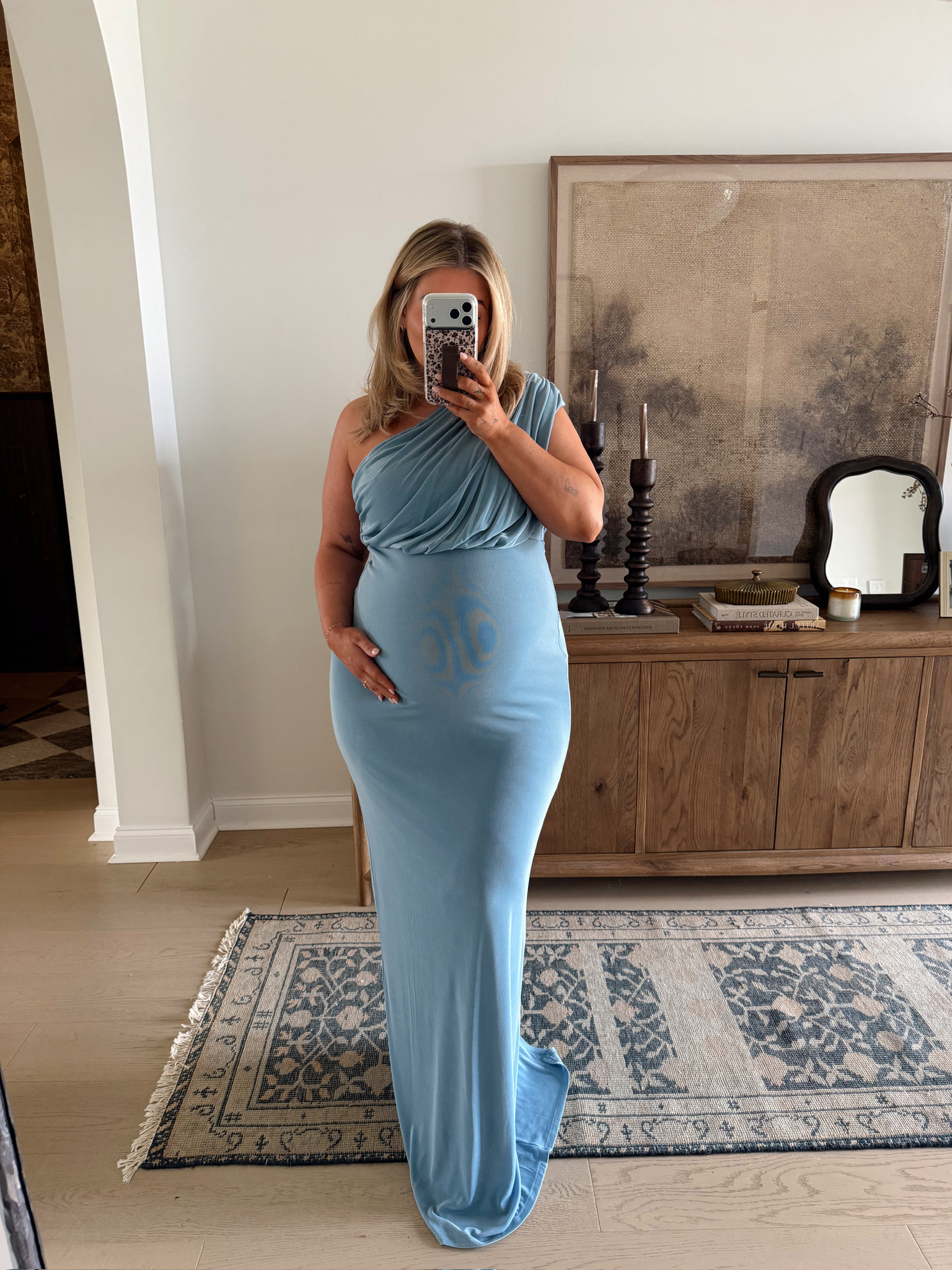 Baby shower dress idea if you are having a baby boy💙🥹 I am in a XL

#LTKBump #LTKWedding