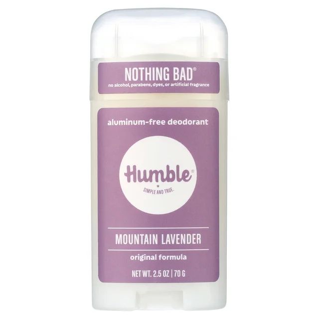 Humble Brands Original Formula Aluminum Free Deodorant Mountain Lavender, 2.5oz | Walmart (US)