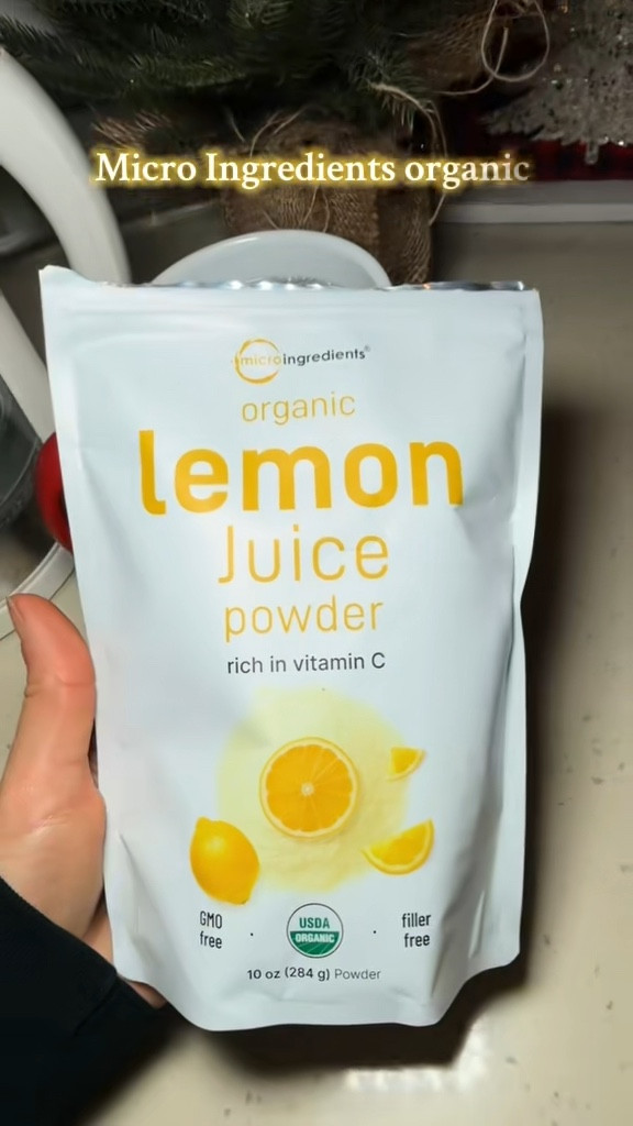 Fresh, zesty vibes in every scoop 🍋 Microingredients Organic Lemon Juice Powder is my secret weapon for refreshing drinks, smoothies, and baking! All the flavor, none of the mess. #OrganicGoodness #LTKfoodie #HealthyLiving

#LTKFitness #LTKActive #LTKFindsUnder50