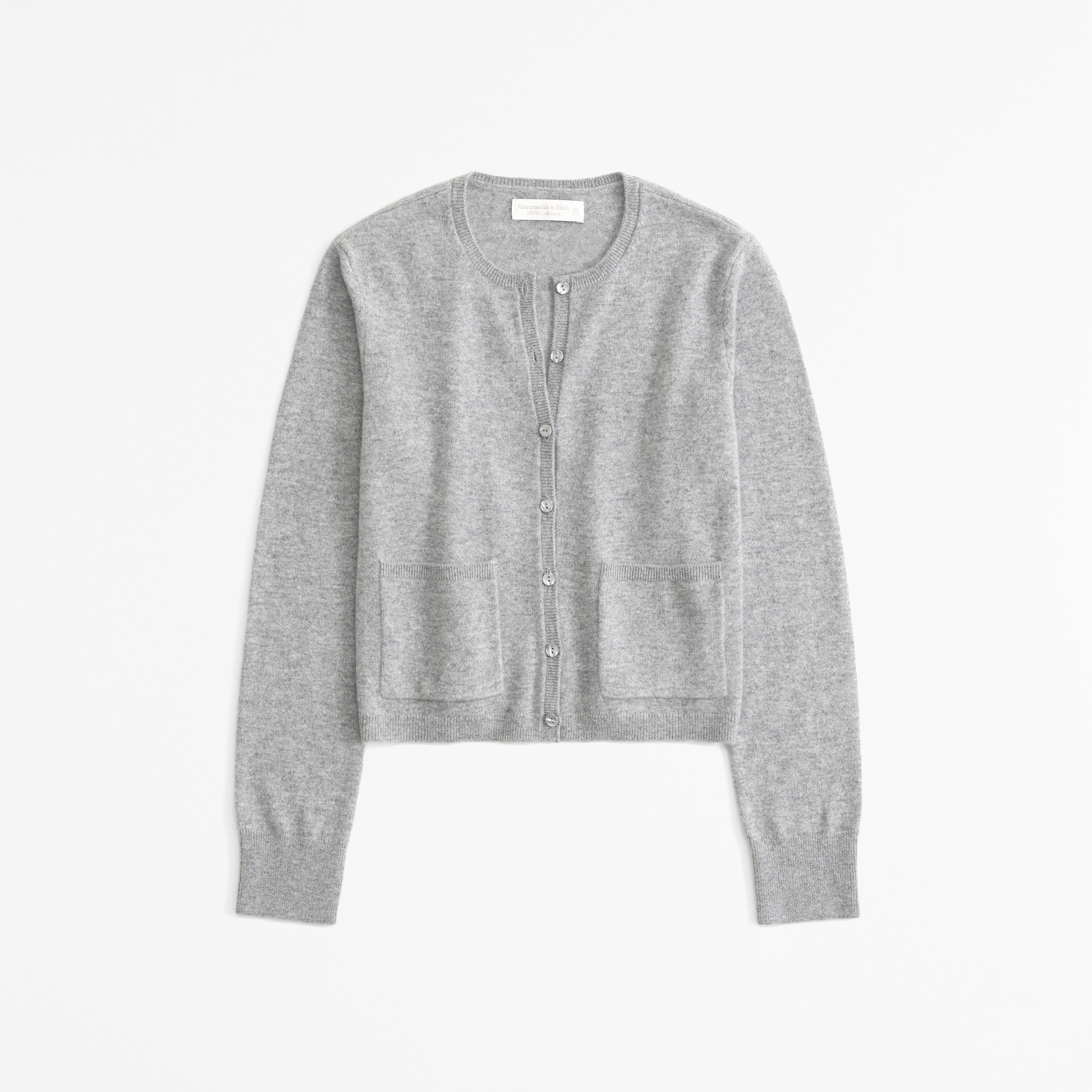Cashmere Crew Cardigan | Abercrombie & Fitch (US)