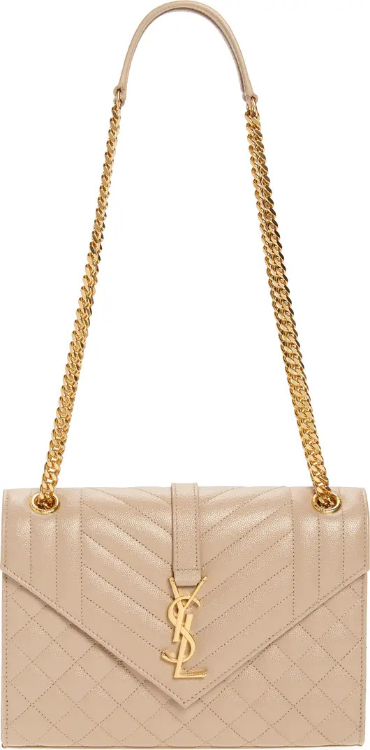 Saint Laurent Medium Cassandra Calfskin Shoulder Bag | Nordstrom | Nordstrom