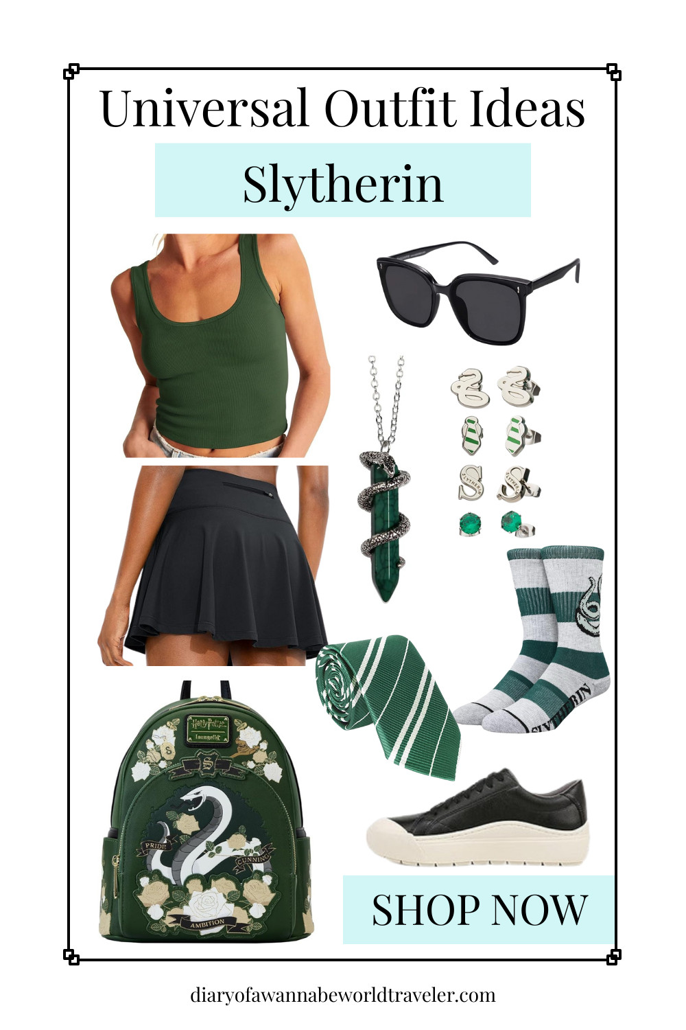 This Slytherin-inspired outfit is sleek, confident, and ready to turn heads 🐍✨ Whether you’re wandering through Diagon Alley or taking photos by the Hogwarts Castle, this look channels that ambitious, bold Slytherin energy while keeping it effortlessly park-day comfy.
#Slytherin #SlytherinOutfit #SlytherinStyle #SlytherinHouse #HarryPotterOutfit #WizardingWorld #WizardingWorldOfHarryPotter #UniversalStudiosOrlando #UniversalOrlando #UniversalStudiosHollywood #Hogsmeade #DiagonAlley #HarryPotterWorld #Potterhead #HogwartsHouse #UniversalOutfit #ThemeParkOutfit #ThemeParkStyle #ThemeParkFashion #ParkDayOutfit #OOTD #OOTDinspo #OutfitInspo #OutfitIdeas #TravelOutfit #VacationOutfit #UniversalStudiosFlorida #OrlandoVacation #UniversalAdventure #TravelStyle #TravelInspo #UniversalStyle #WizardStyle #MagicalStyle #PotterStyle #HarryPotterFan #HogwartsInspired #UniversalStudiosTrip #ThemeParkVibes #TravelFashion #HarryPotterLover #OutfitForUniversal #UniversalStudiosMagic #GreenAndSilver #SlytherinPride 

 #LTKStyleTip #LTKTravel
