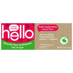 hello Kids Fluoride Free Toothpaste, Fresh Watermelon, 4.2 OZ | CVS Health