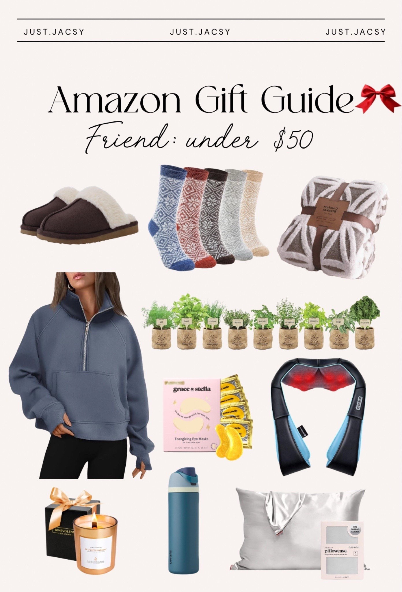 Amazon holiday gift guide for friends: under $50

#amazongifts #friendgifts #giftideas 

#LTKSeasonal #LTKHoliday #LTKGiftGuide