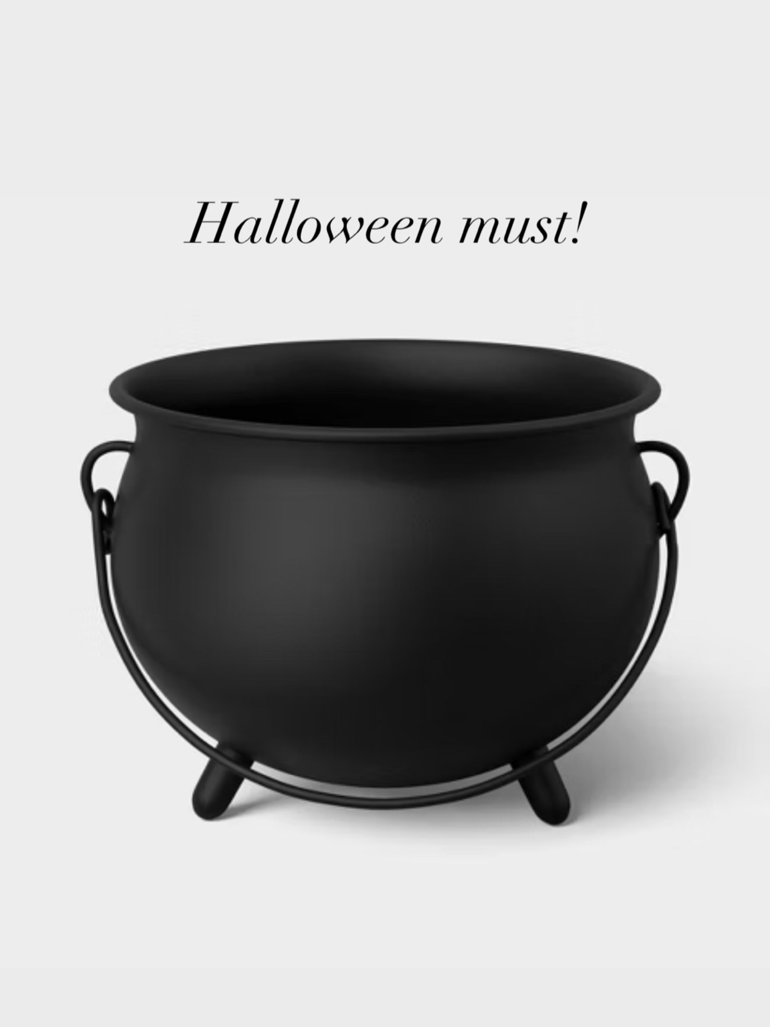 This cauldron is perfect for upcoming Halloween whether you’re using it for Dry Ice or to put all your candy in for trick-or-treaters or just a great tabletop decor piece. You could even do a flower arrangement out of. I love this one. Linking it here it’s from target and a few others I’m loving from target

#LTKSeasonal