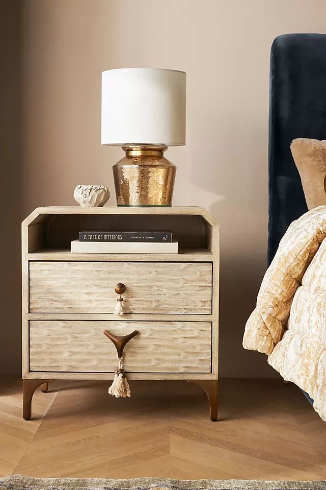 Zagora Tasseled Nightstand | Anthropologie (US)