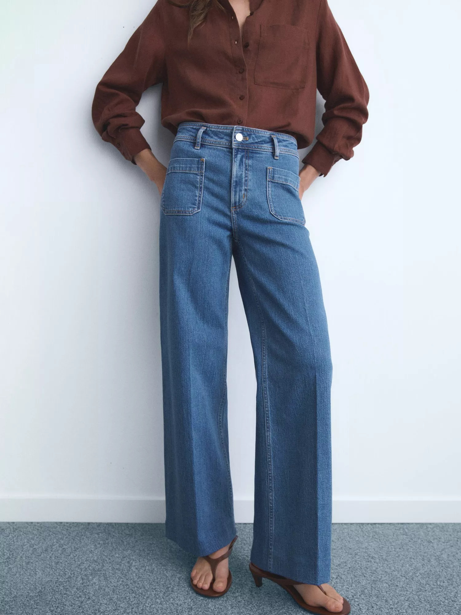 Mango Jessie Patch Pocket Jeans | John Lewis (UK)