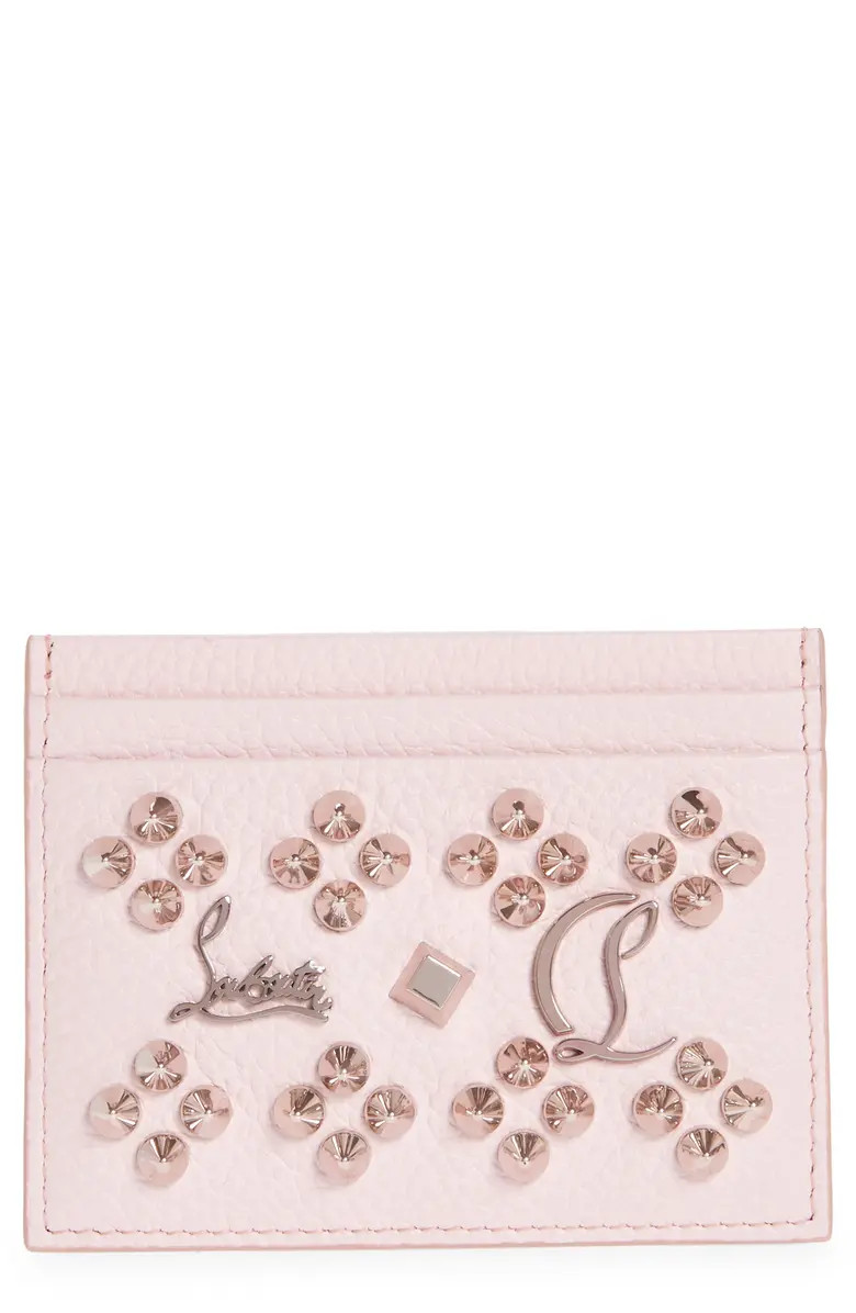 Christian Louboutin Kios Simple Leather Card Case | Nordstrom | Nordstrom