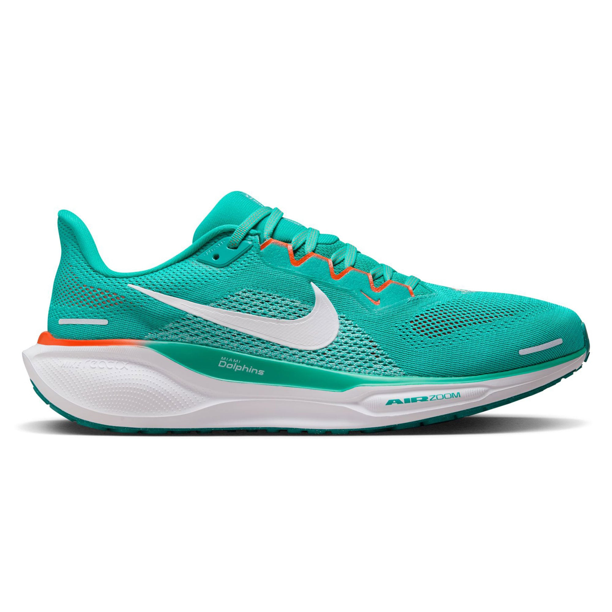 Miami Dolphins Nike Unisex Zoom Pegasus 41 Running Shoes - Aqua | Fanatics