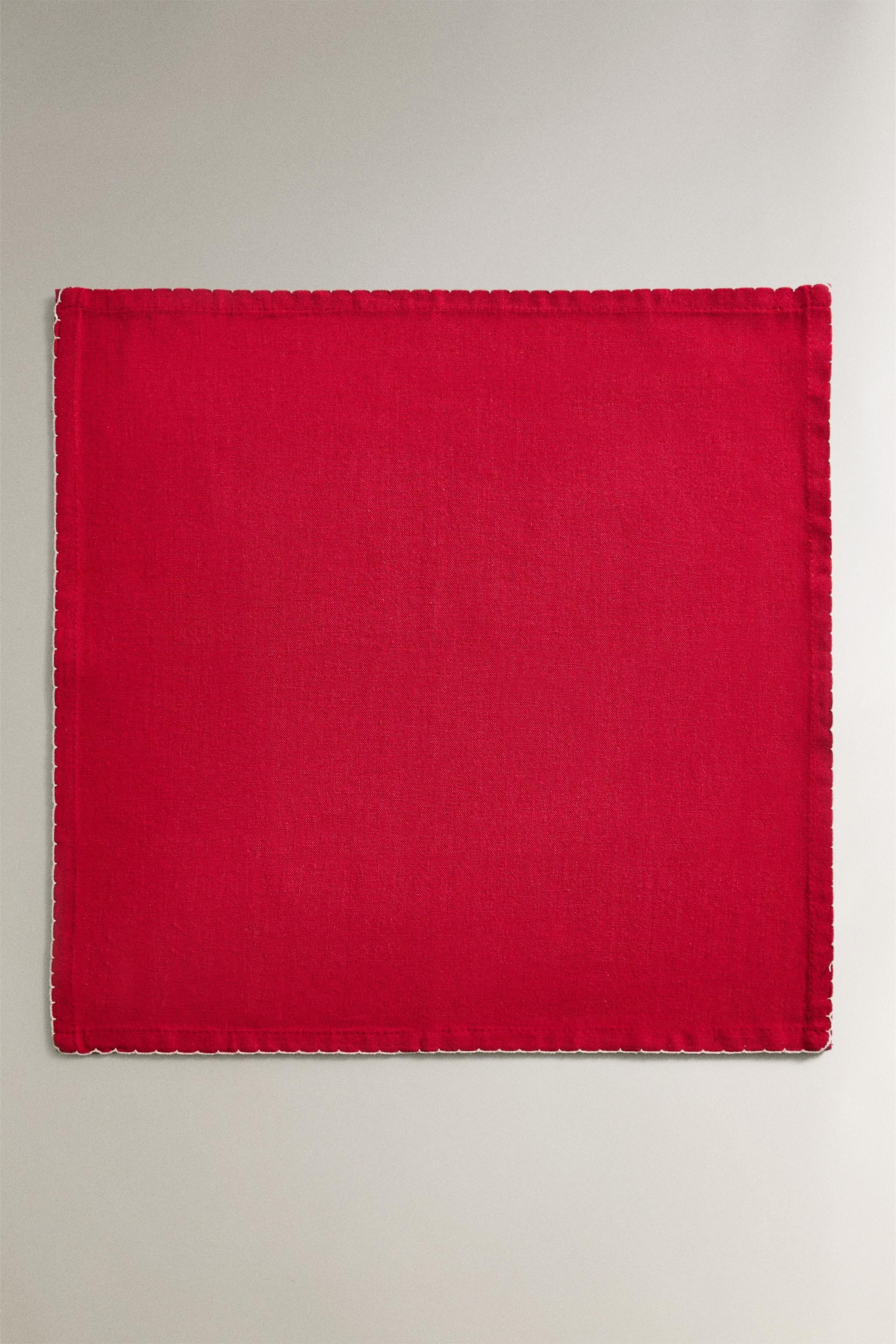 PACK OF SCALLOPED NAPKINS (PACK OF 2) | Zara UK