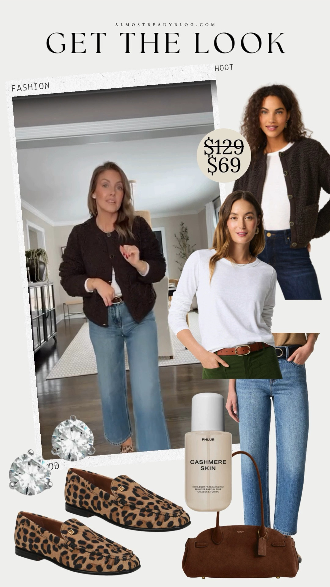 XS cardigan / XS long sleeve tee / Size down one in the denim / size down a 1/2 in these flats! 

leopard print loafers, fuzzy cardigan, jeans, casual chic, chocolate brown, amanda west, almost ready blog

#LTKootd #LTKOver40 #LTKSaleAlert