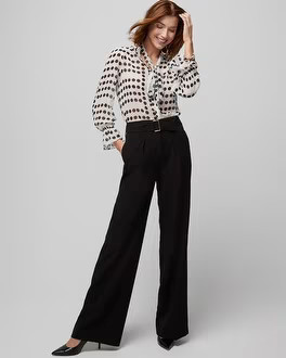 Fluid Wide Leg Pant | White House Black Market