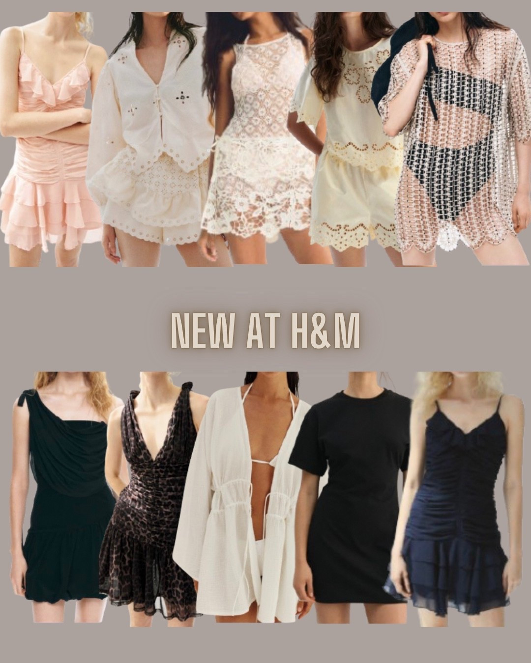 H&M fashion
Resort wear
Vacation outfit
Swimsuit cover up
Minidress
Matching set