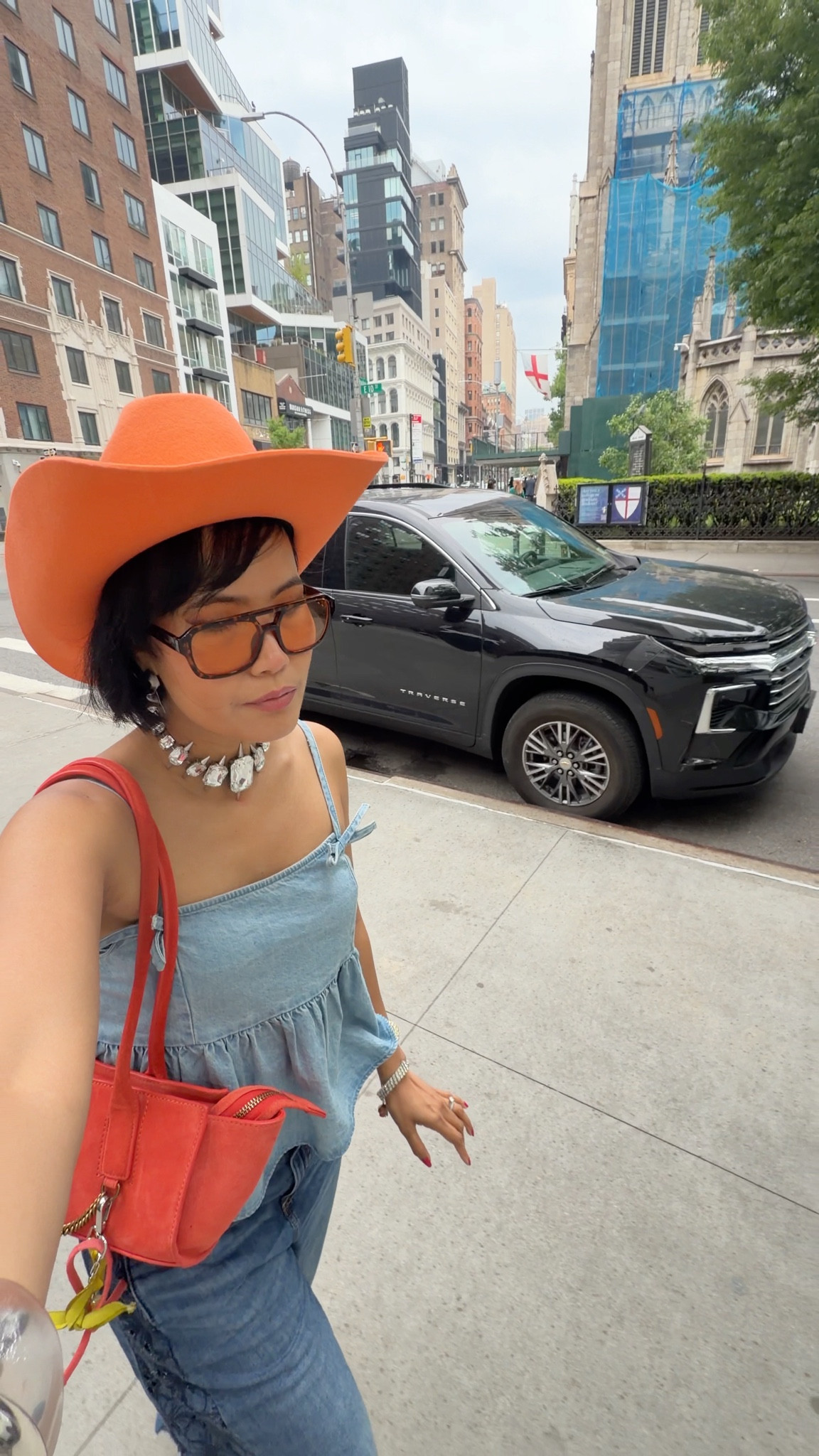 How to dress casual with denim on denim but not boring :) 

My denim fit is so cute and my hat is a fashion statement! 

I’m 5’7 and 123 lbs wearing small for my top and 27 waist for my jeans. 

#LTKSeasonal #LTKootd #LTKOver40