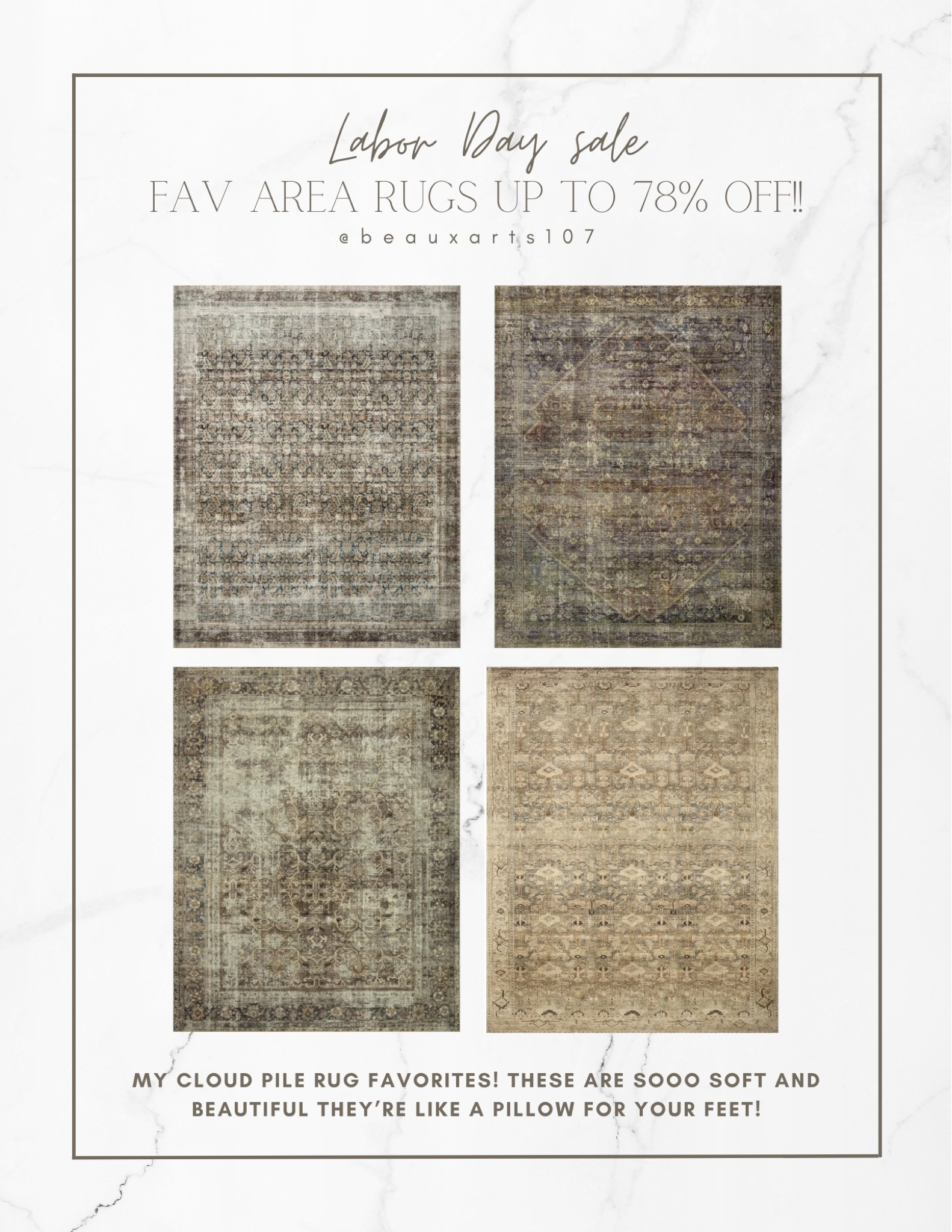 Shop my favorite cloud pile rugs for a steal!! 

#LTKFind #LTKhome #LTKsalealert