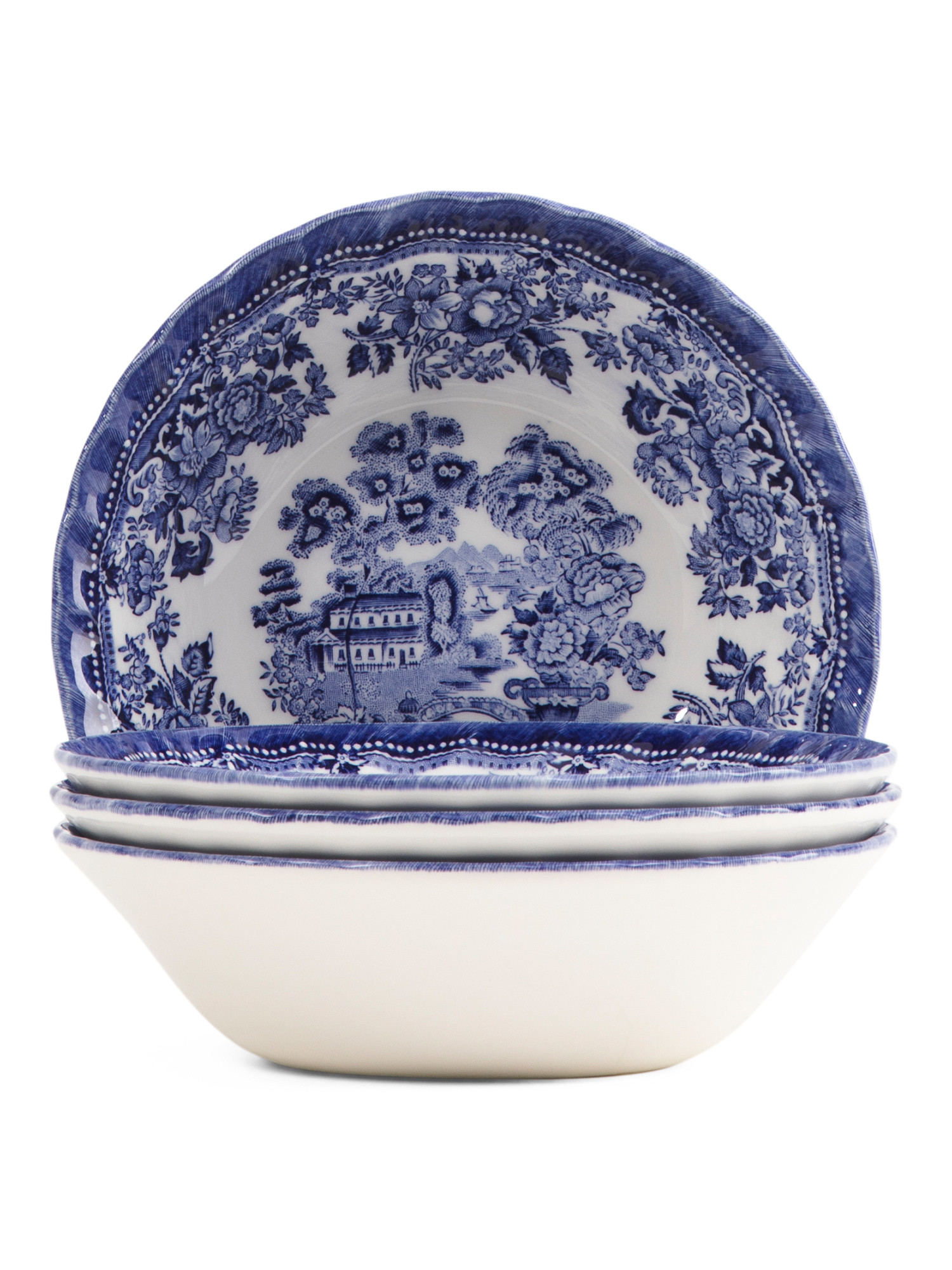 Set Of 4 Tonquin Blu Bowls | TJ Maxx