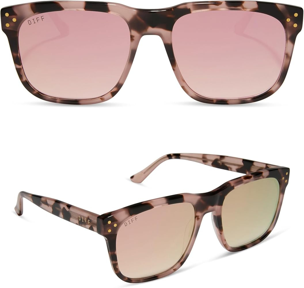 DIFF Jessie James Decker Sicily JJD Designer Square Sunglasses for Women UV400 Protection | Amazon (US)